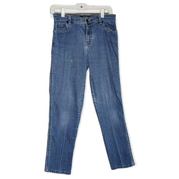 Vintage Bill Blass Stretch High Waist Mom Jeans Size 6P - Picture 1 of 9